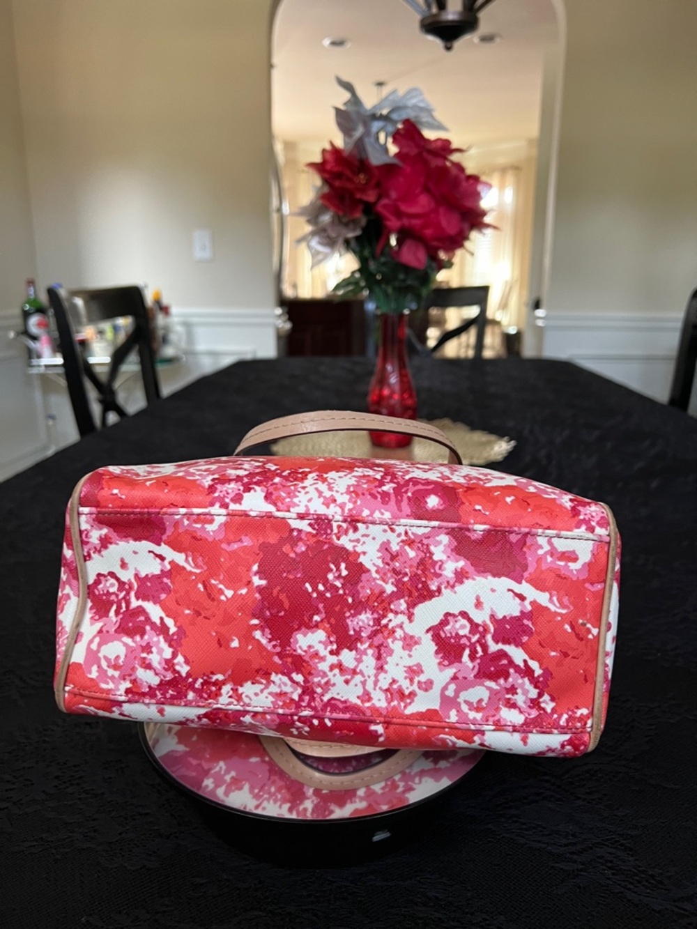 Coach Peyton Mini Floral Bennet Satchel Crossbody Bag - Picture 7 of 8